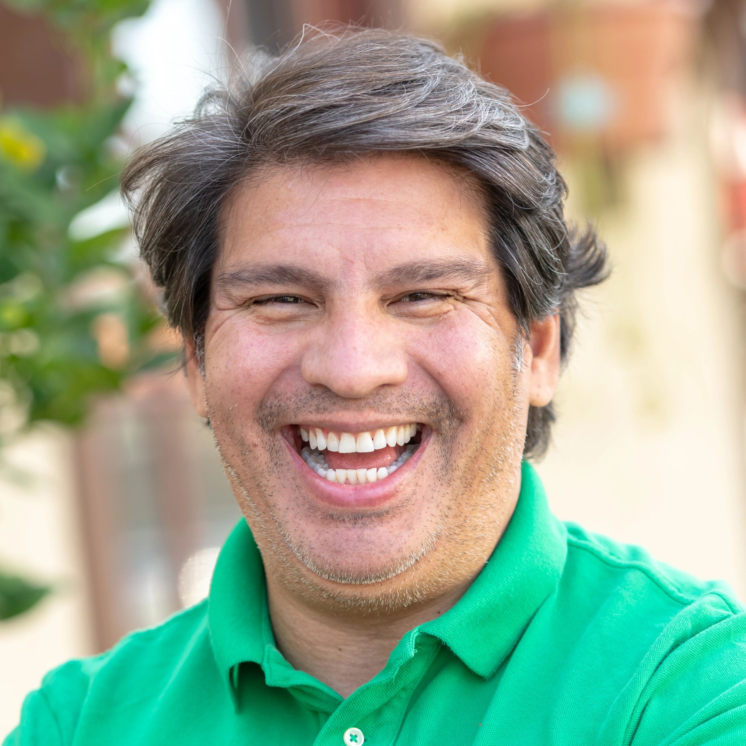 Portrait of a smiling customer